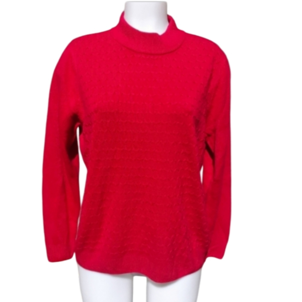 Alia Red Petite Turtleneck Sweater – Size Medium